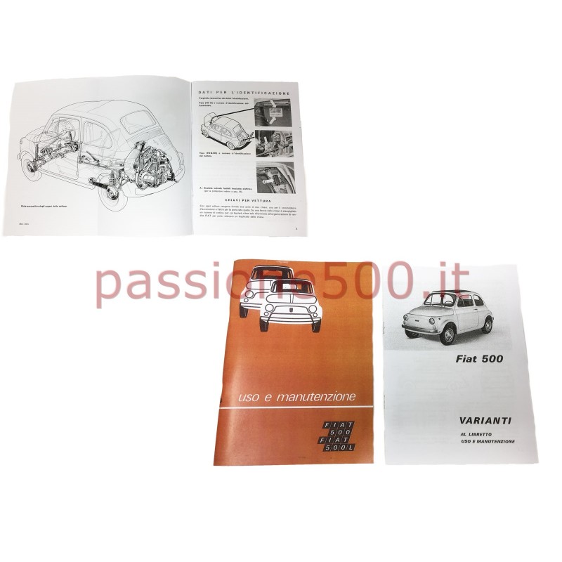 LIBRETTO USO E MANUTENZIONE FIAT 500 R (copia)