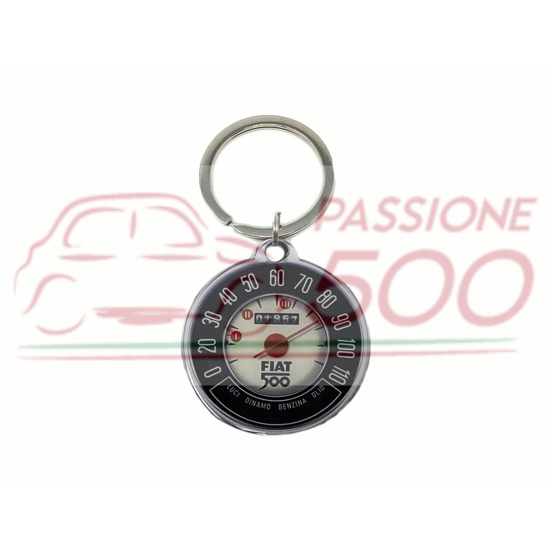 Portachiavi Tachimetro Fiat 500