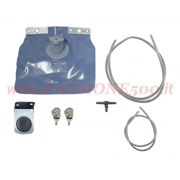 KIT IMPIANTO LAVAVETRO TERGICRISTALLI CON SPRUZZATORI CROMATI FIAT 500 F L R GIARD