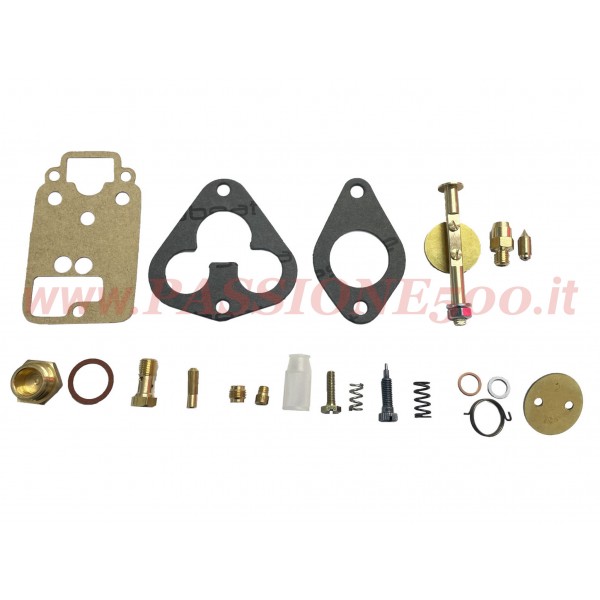 KIT REVISIONE COMPLETO CARBURATORE WEBER 26OC10 FIAT 500 GIARDINIERA