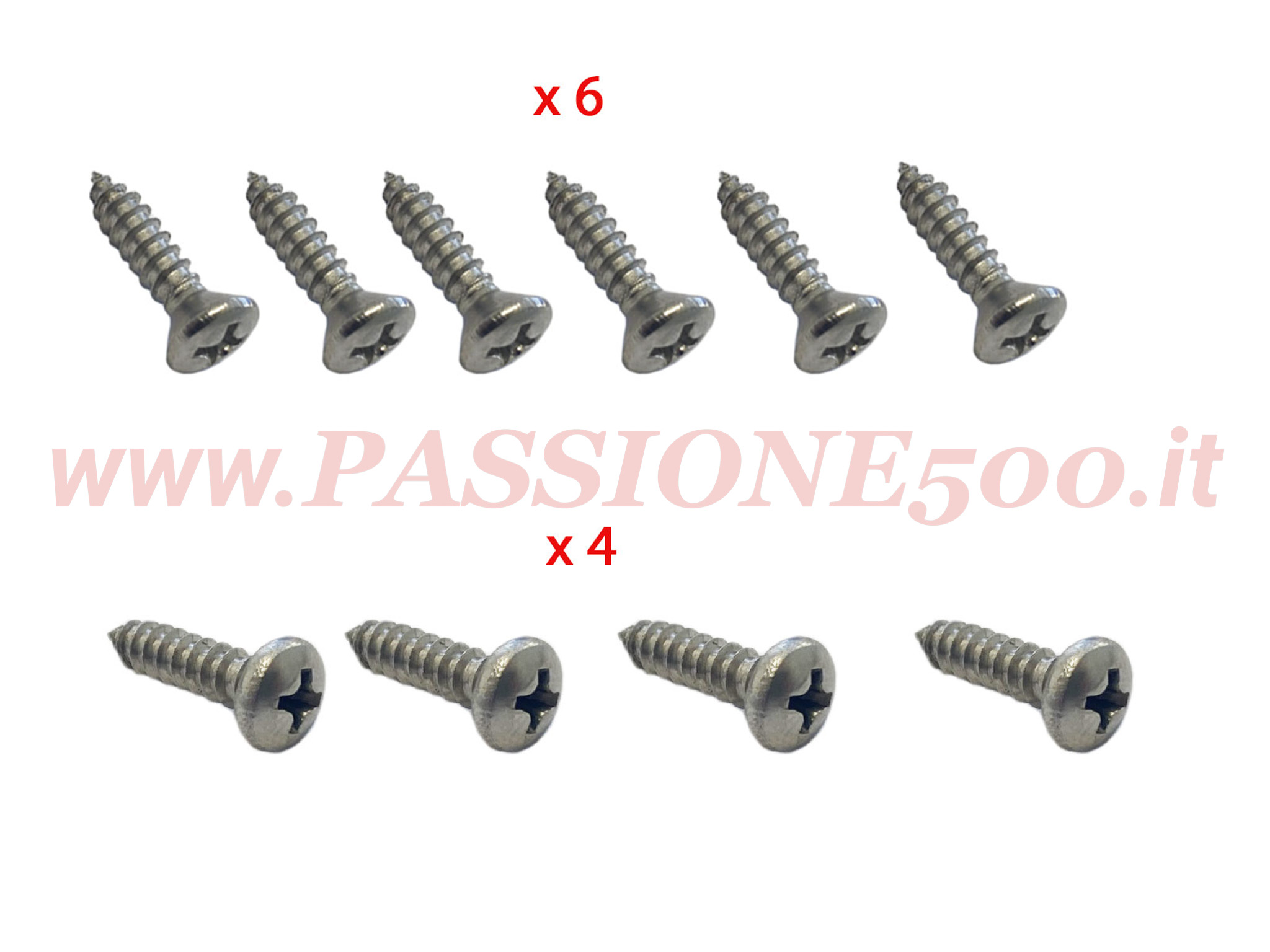 kit viti griglia fiat 500 f