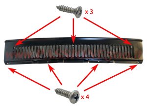 kit viti griglia fiat 500 F L