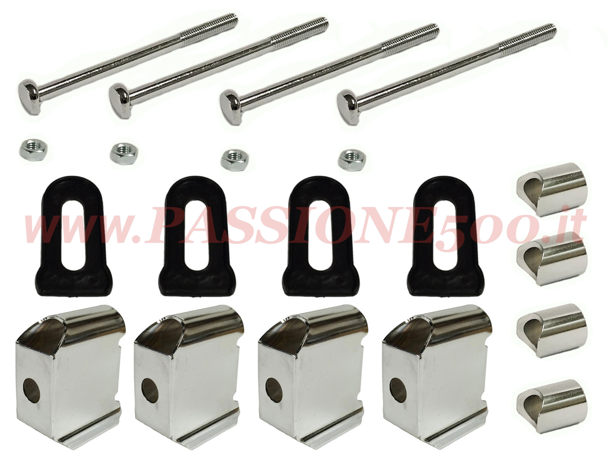 kit fissaggio paraurti fiat 500 L