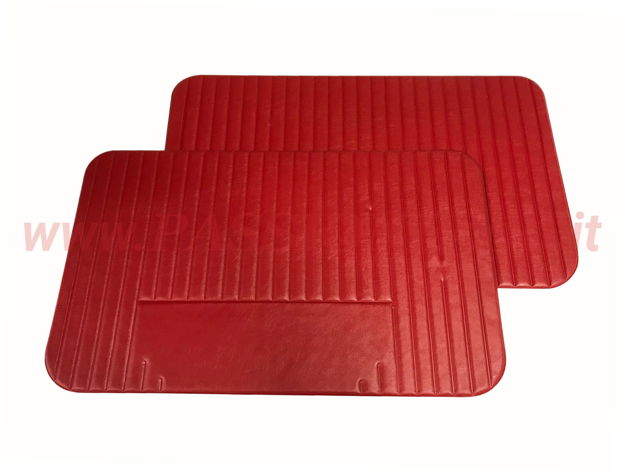 Paire de Panneau Porte Avant - Couleur Rouge - Fiat 500 L