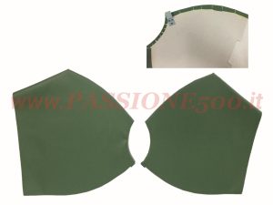 pannelli passaruota verde fiat 500 D