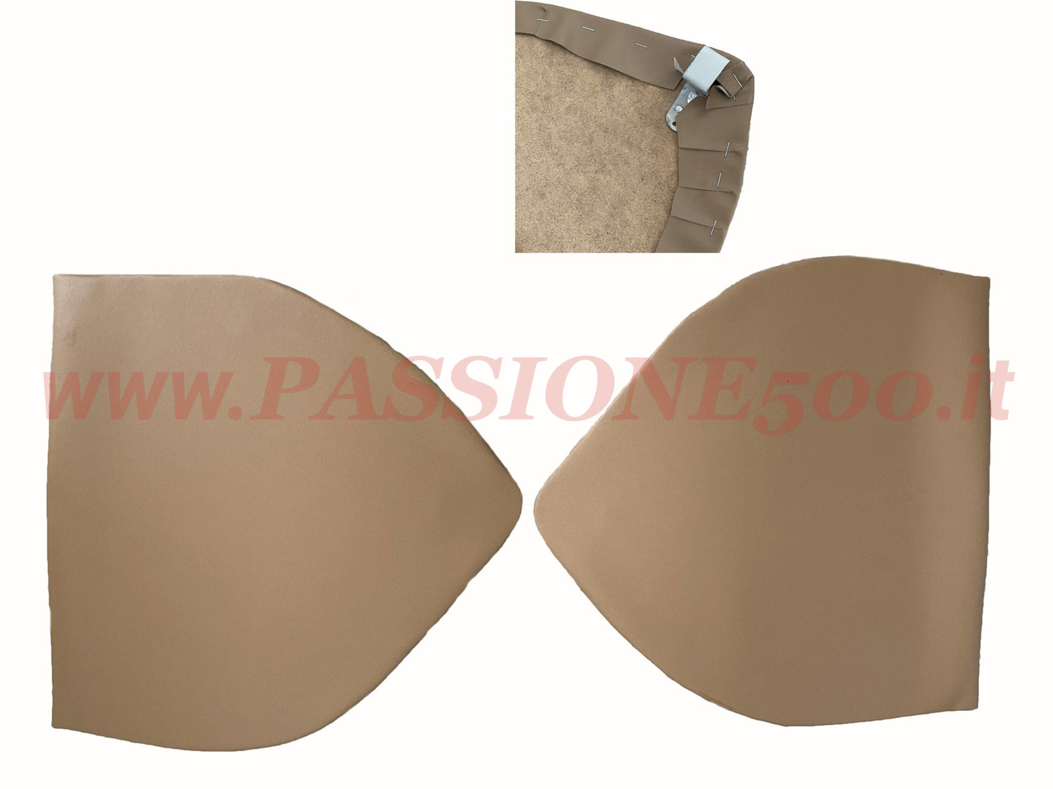 pannelli passaruota marrone fiat 500 N