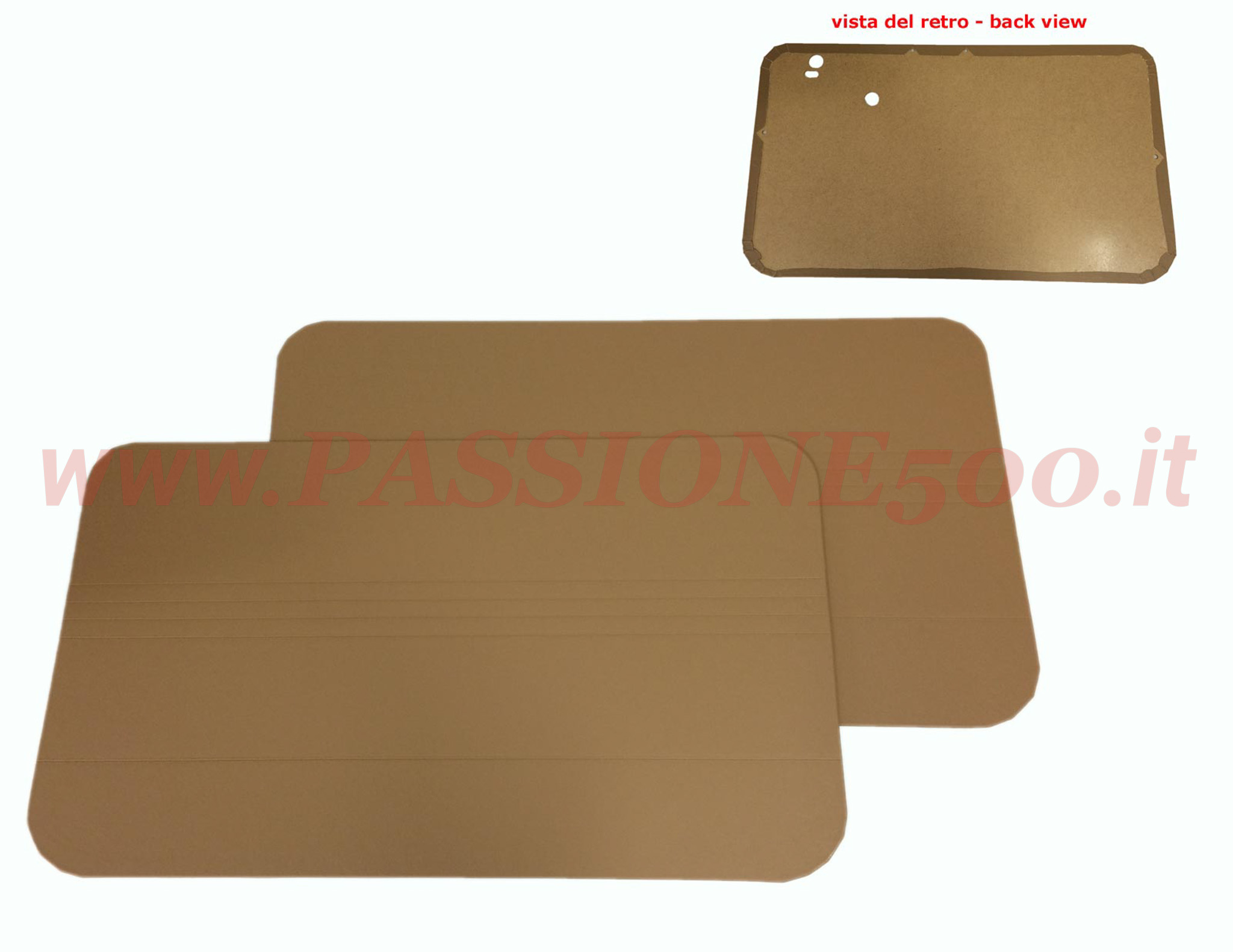 pannelli anteriori marrone fiat 500 F