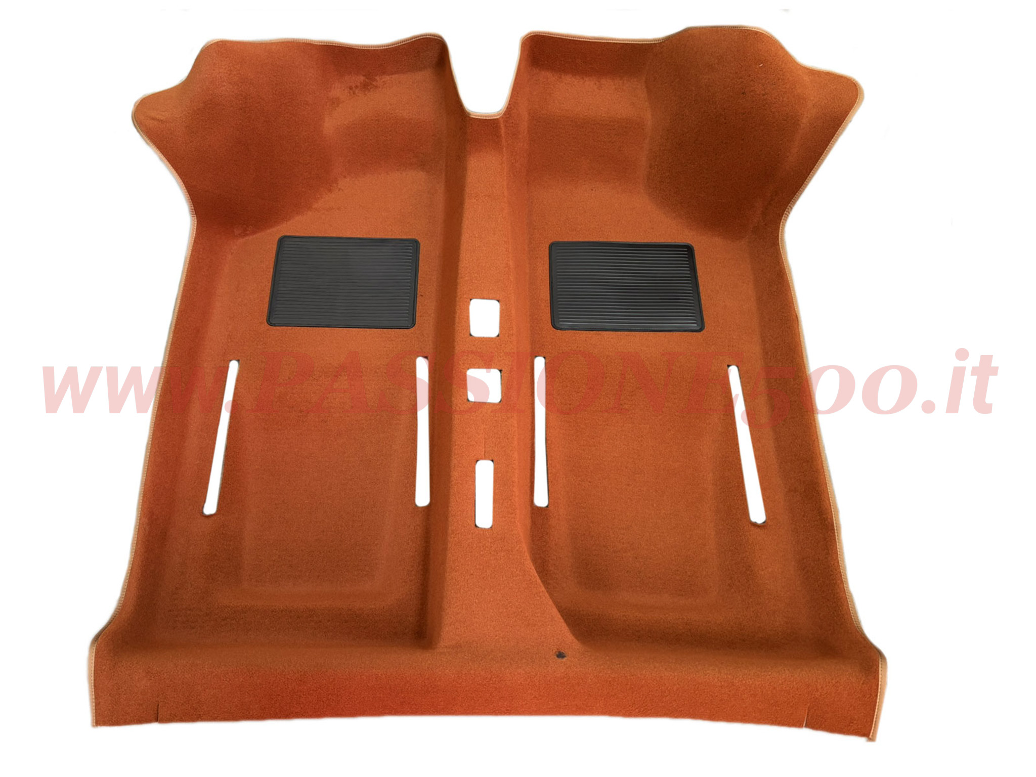tappeto moquette abitacolo ocra Fiat 500