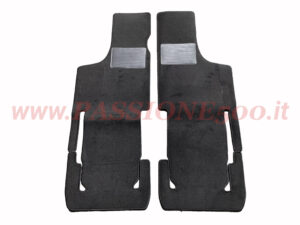 sovratappeti moquette nera Fiat 500