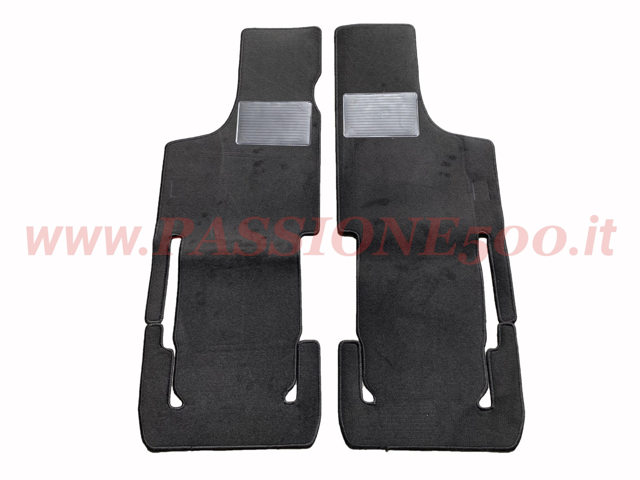 sovratappeti moquette nera Fiat 500