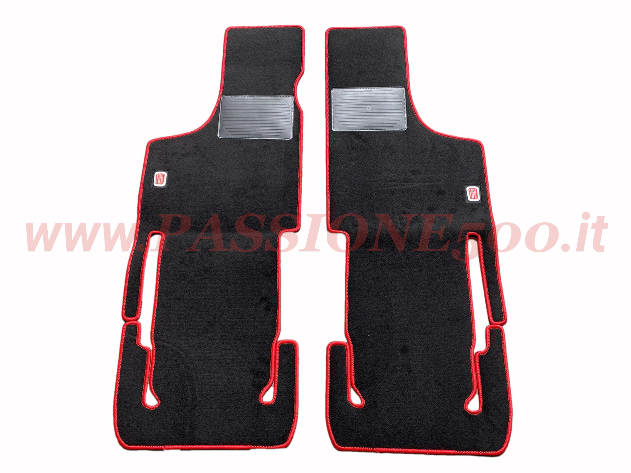 sovratappeti neri moquette Fiat 500