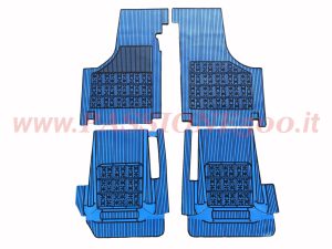 sovratappeti blu gomma Fiat 500
