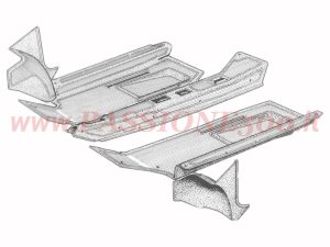 serie tappeti abitacolo Fiat 500 F
