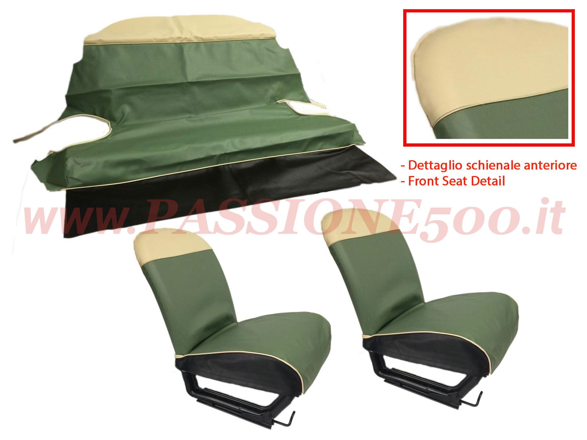 selleria vipla verde Fiat 500 N