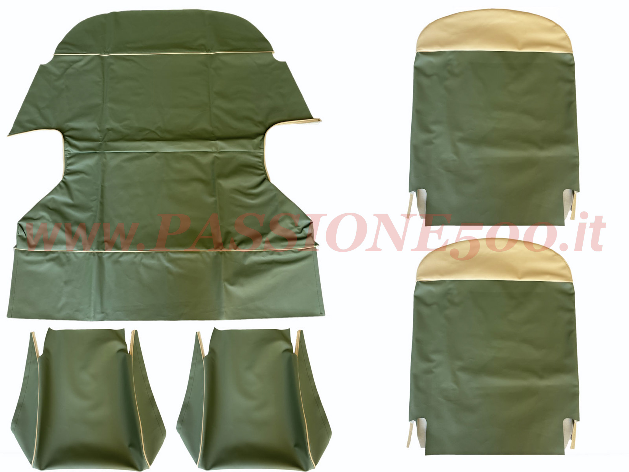 selleria vipla verde Fiat 500 N