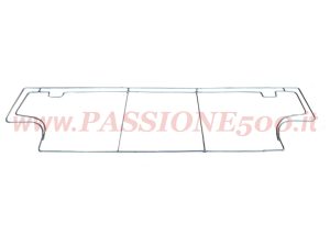 telaio seduta posteriore Fiat 500 D