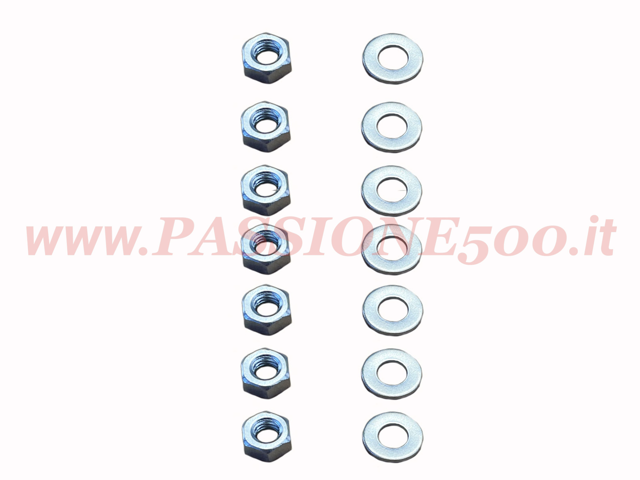 kit vite e rondella asta capote Fiat 500