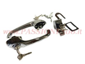 kit maniglie esterne alta qualità cromate Fiat 500 F L R