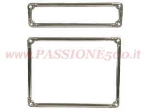 kit cornice targa alluminio fiat 500