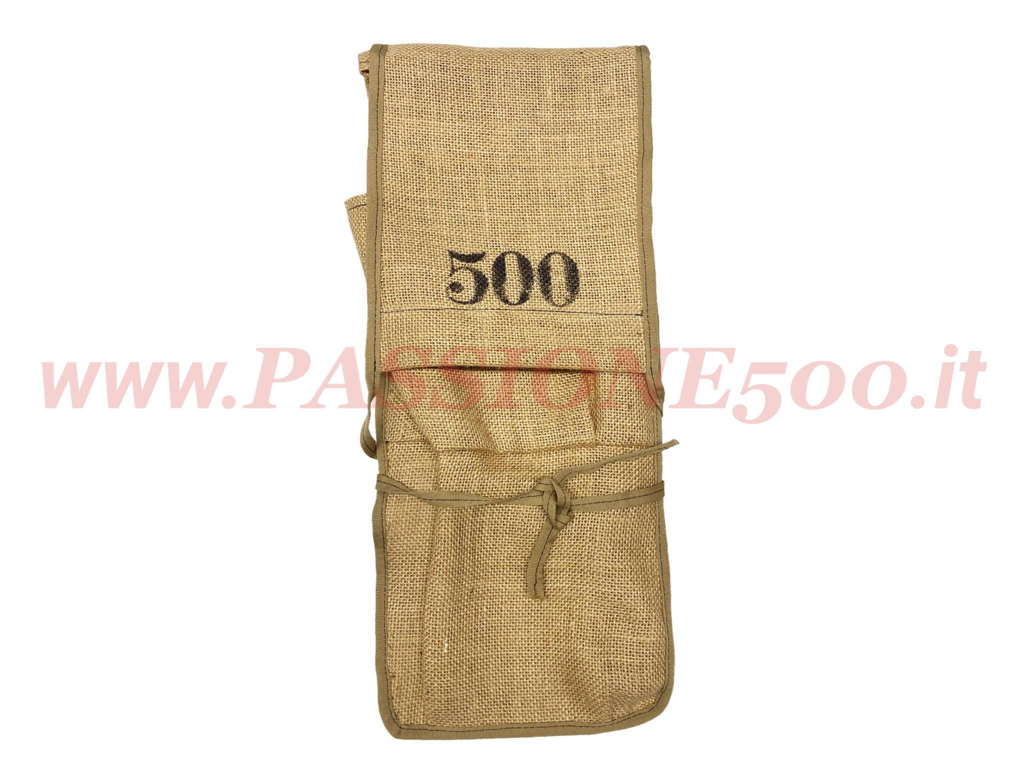 borsa porta attrezzi juta Fiat 500