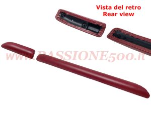 paraginocchia cruscotto rosso bordeaux Fiat 500 F L R