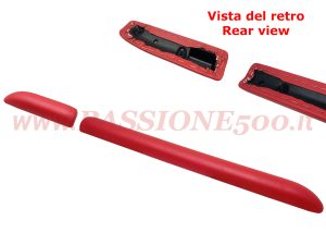 paraginocchia cruscotto rosso Fiat 500 F L R
