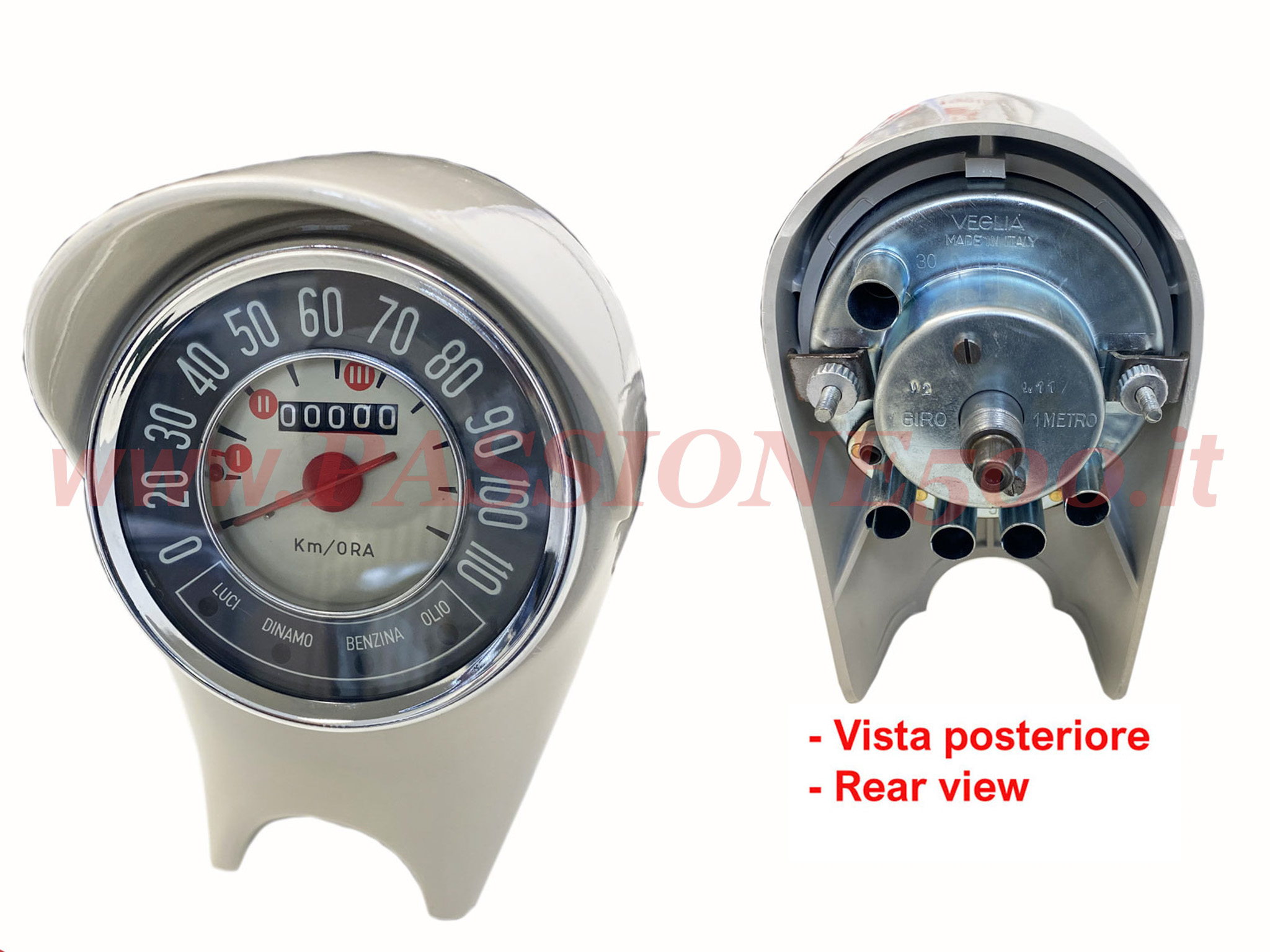 tachimetro revisionato Fiat 500 D