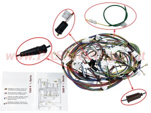 cablaggio impianto elettrico Fiat 500 F 1