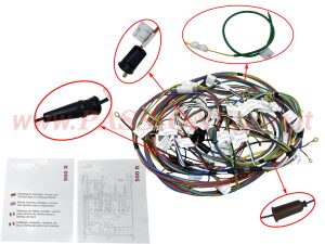 cablaggio impianto elettrico Fiat 500 R