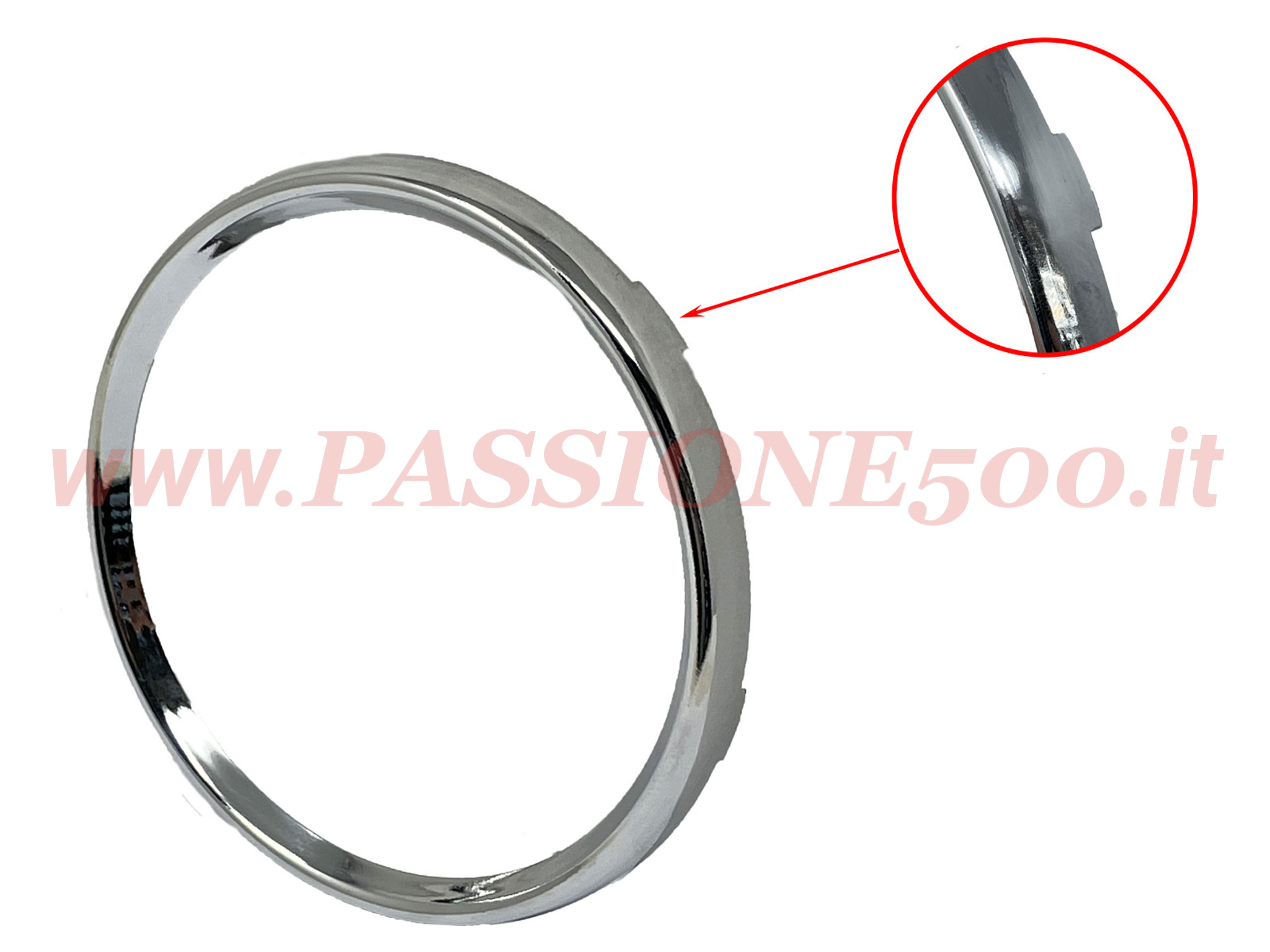cornice cromata contachilometri Fiat 500 N D