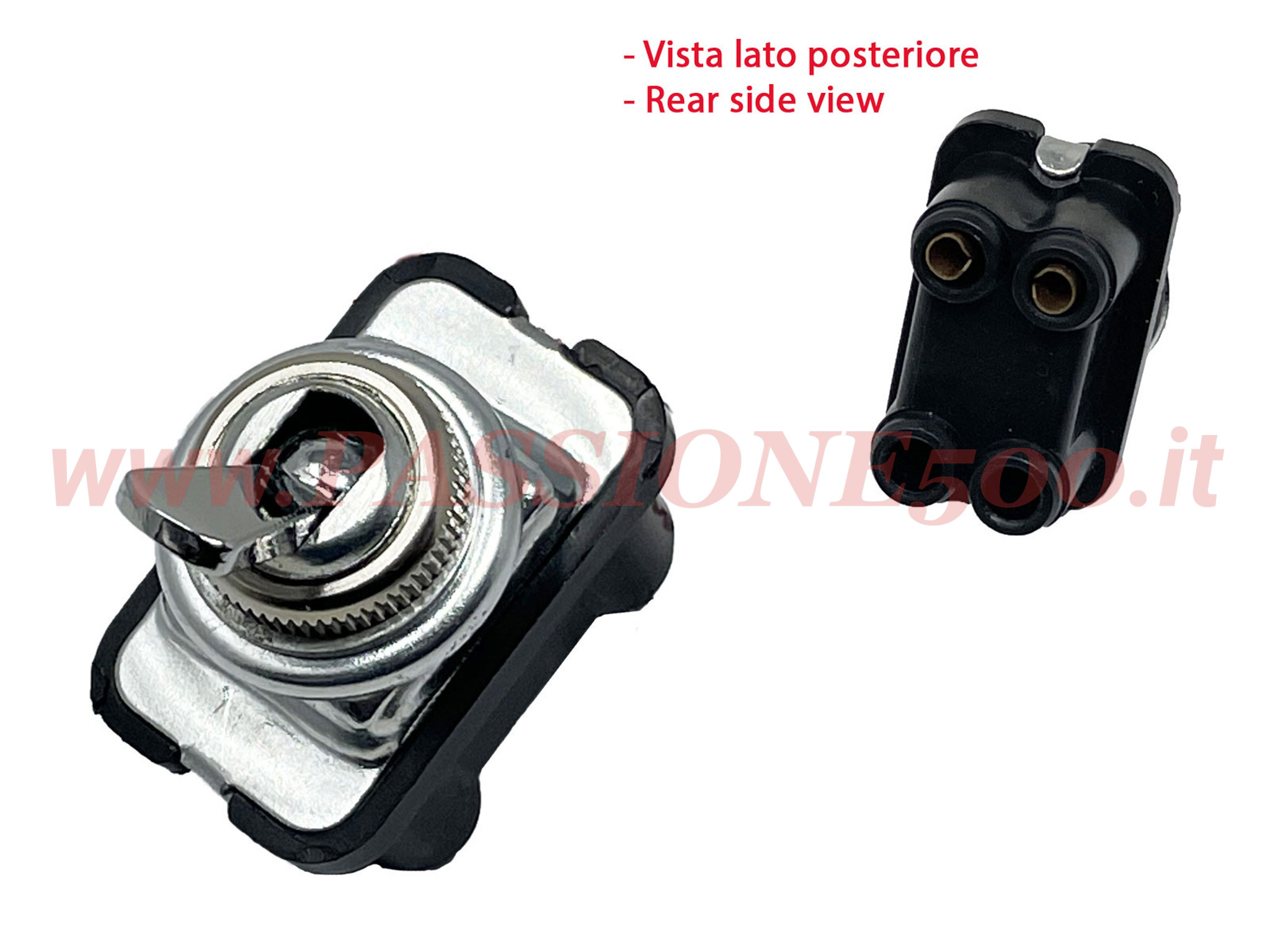 interruttore leva cromata luce contachilometri Fiat 500 N D