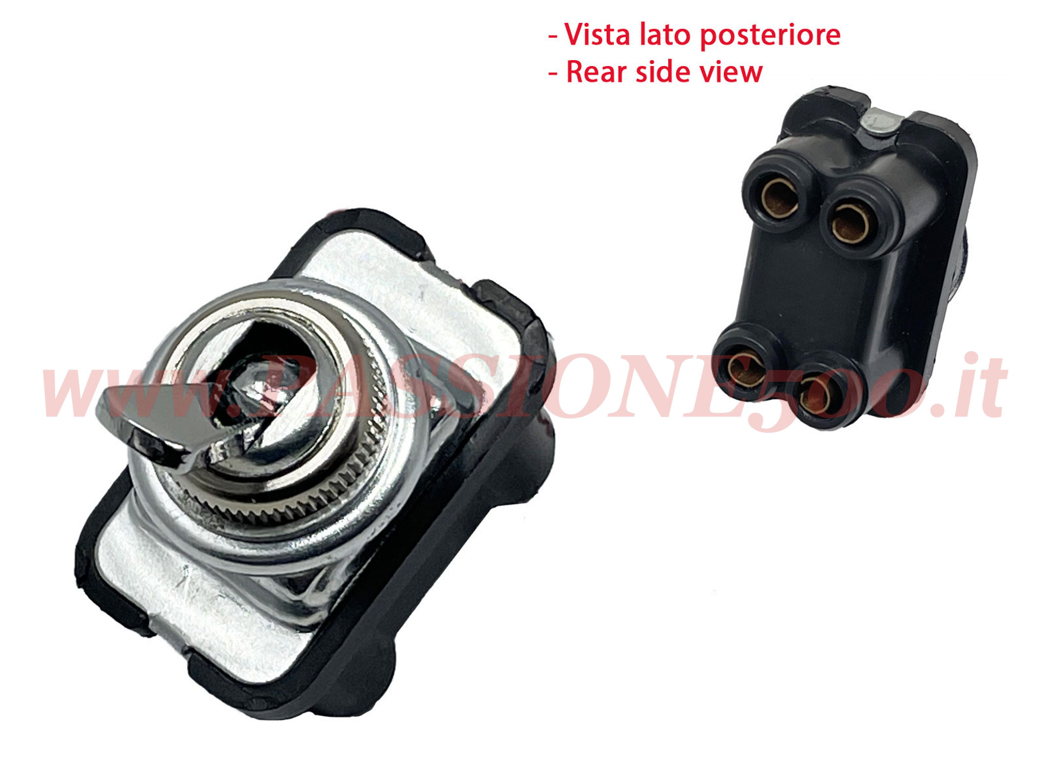 interruttore leva cromata tergicristalli Fiat 500 N D