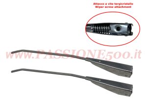 coppia bracci tergicristalli Fiat 500 D F Giardiniera