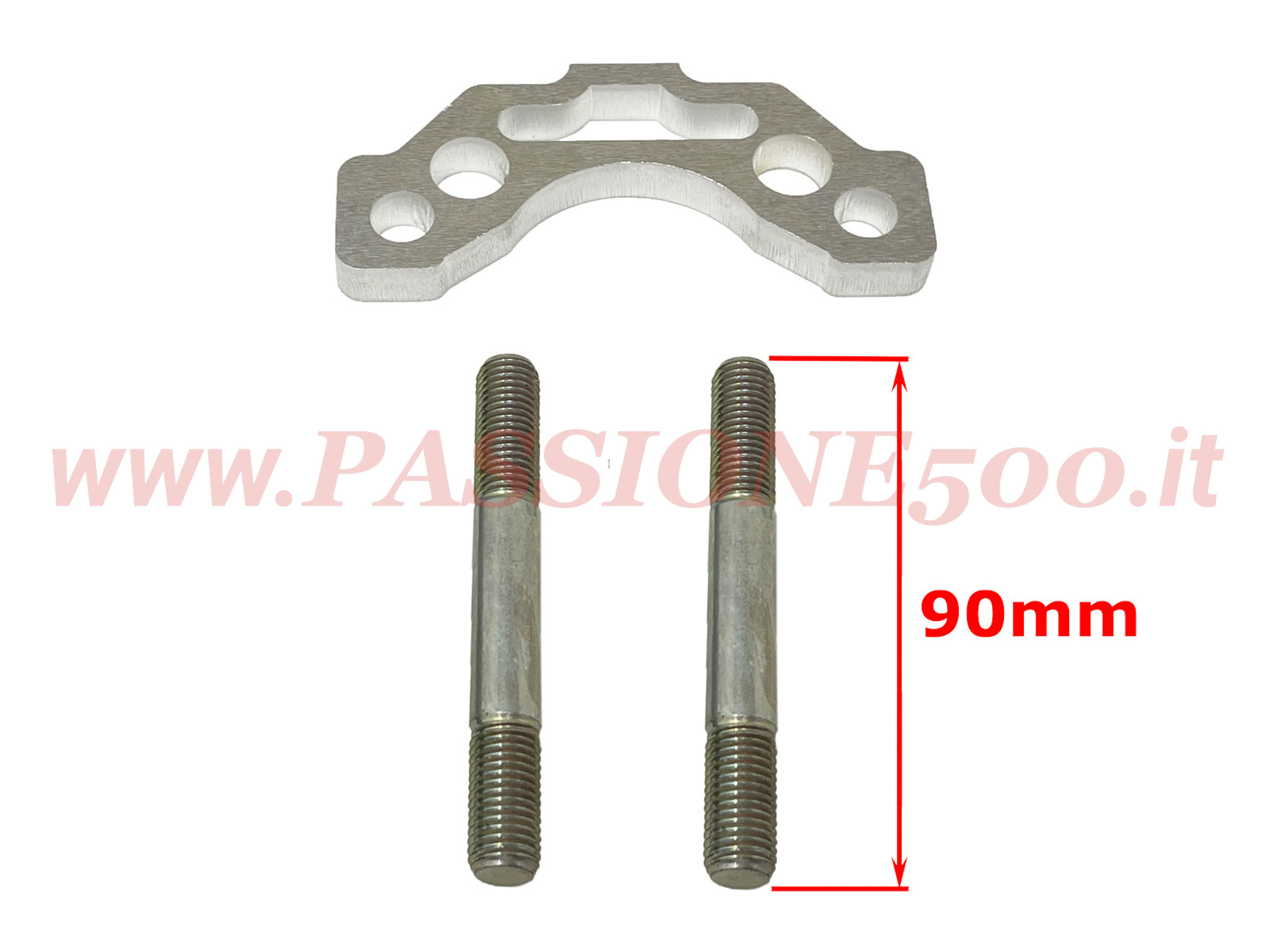 distanziale motore marmitta sportiva Fiat 500 D F L