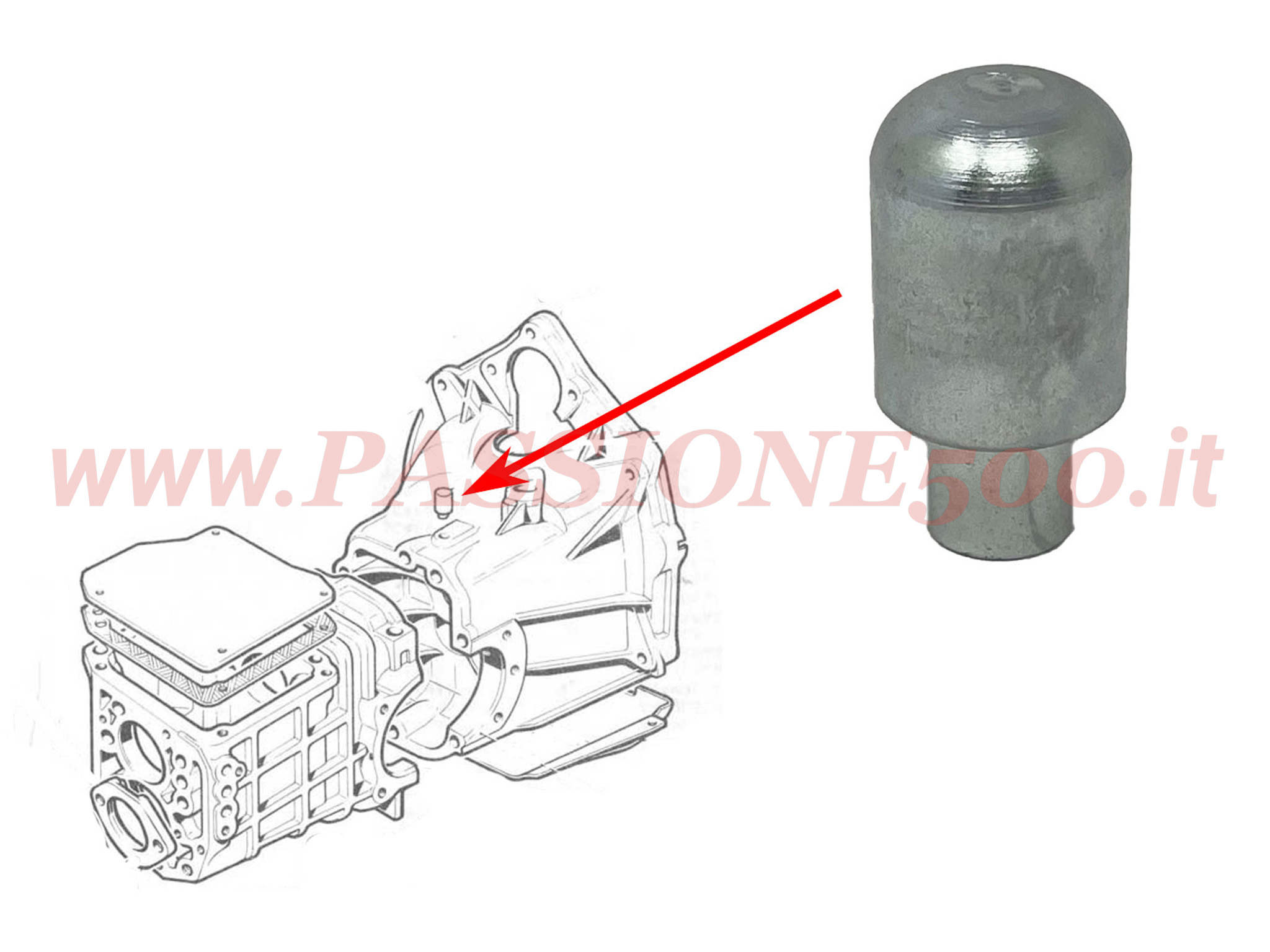 sfiato olio cambio Fiat 500