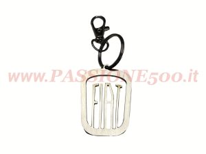 portachiavi inox fiat 500