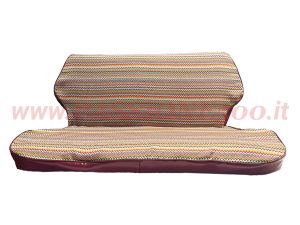 fodere coprisedili posteriori bordeaux Fiat 500