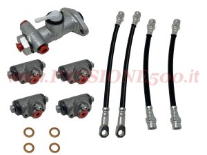 kit impianto freni idraulica Fiat 500 F fino a