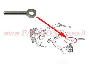puntale pedaliera pompa freni Fiat 500 D F L