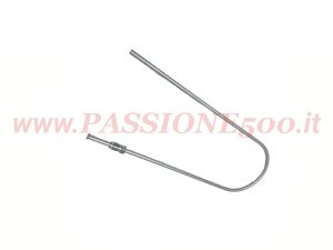 tubo freno metallo vaschetta pompa freno Fiat 500 D fino a telaio 244292