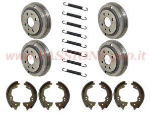 Kit Impianto Freni Attrito Autobianchi 500 Giardiniera