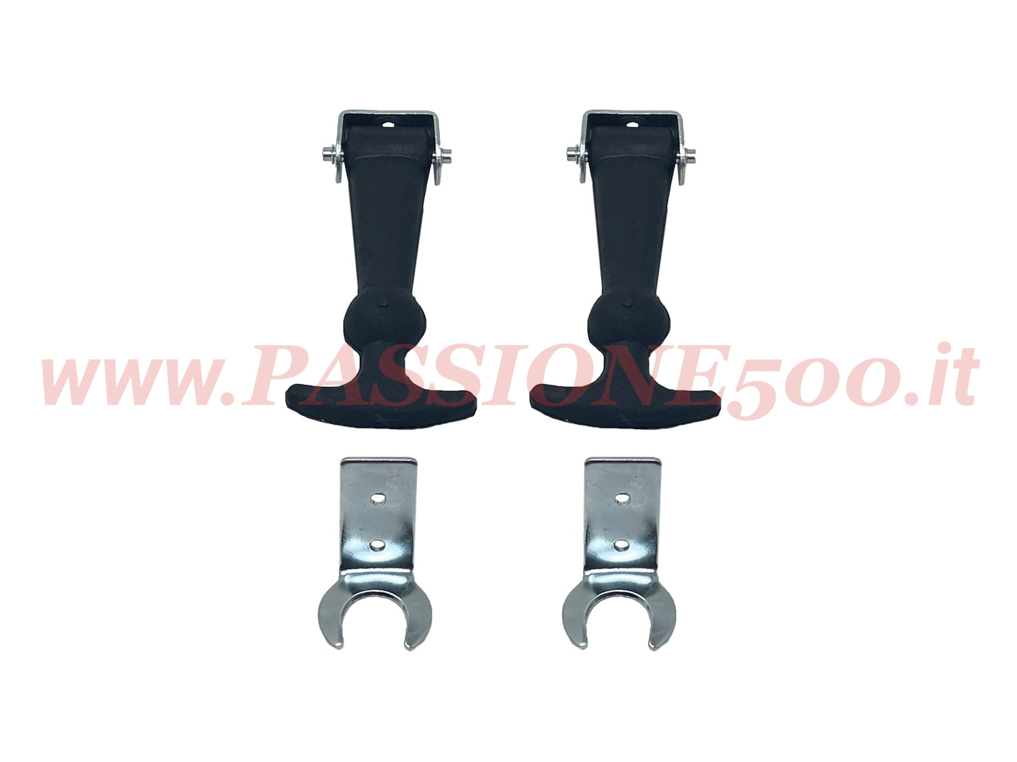 ganci in gomma cofano posteriore Fiat 500