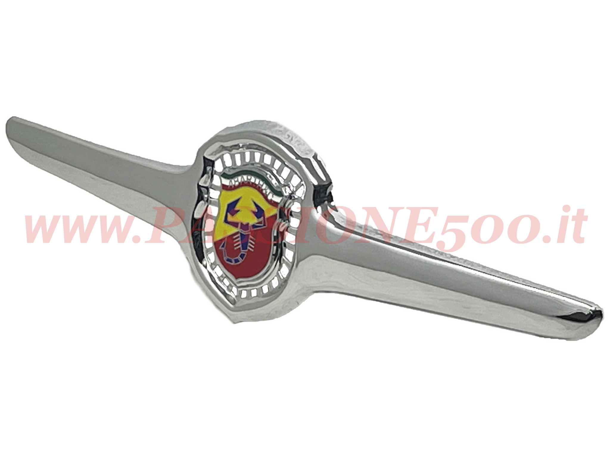 Fregio anteriore Abarth cromato Fiat 500 D F
