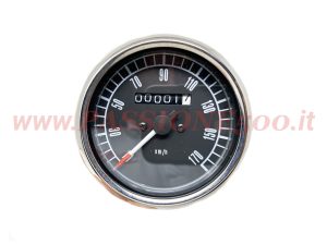 strumento contachilometri nero Fiat 500
