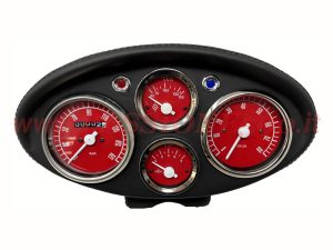 Tachimetro Contachilometri Sportivo Rosso Fiat 500 N D F R