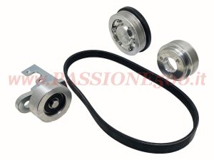 kit pulegge cinghia PolyV alternatore Fiat 500