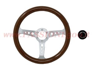 volante sportivo mogano 32 cm Fiat 500