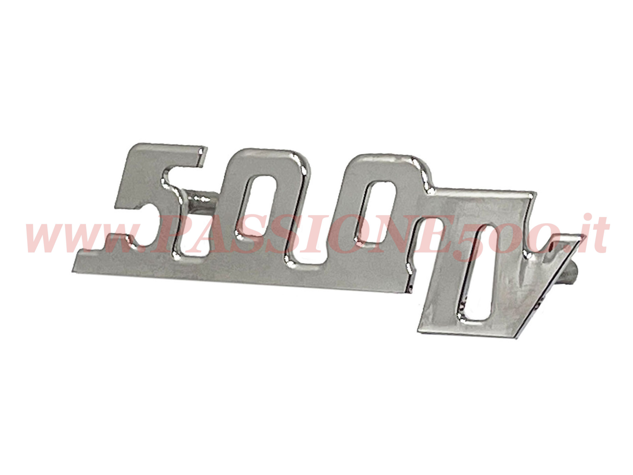 Fregio scritta giannini 500 TV cofano motore Fiat 500