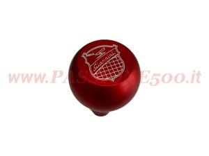 Pomello leva cambio rosso giannini Fiat 500