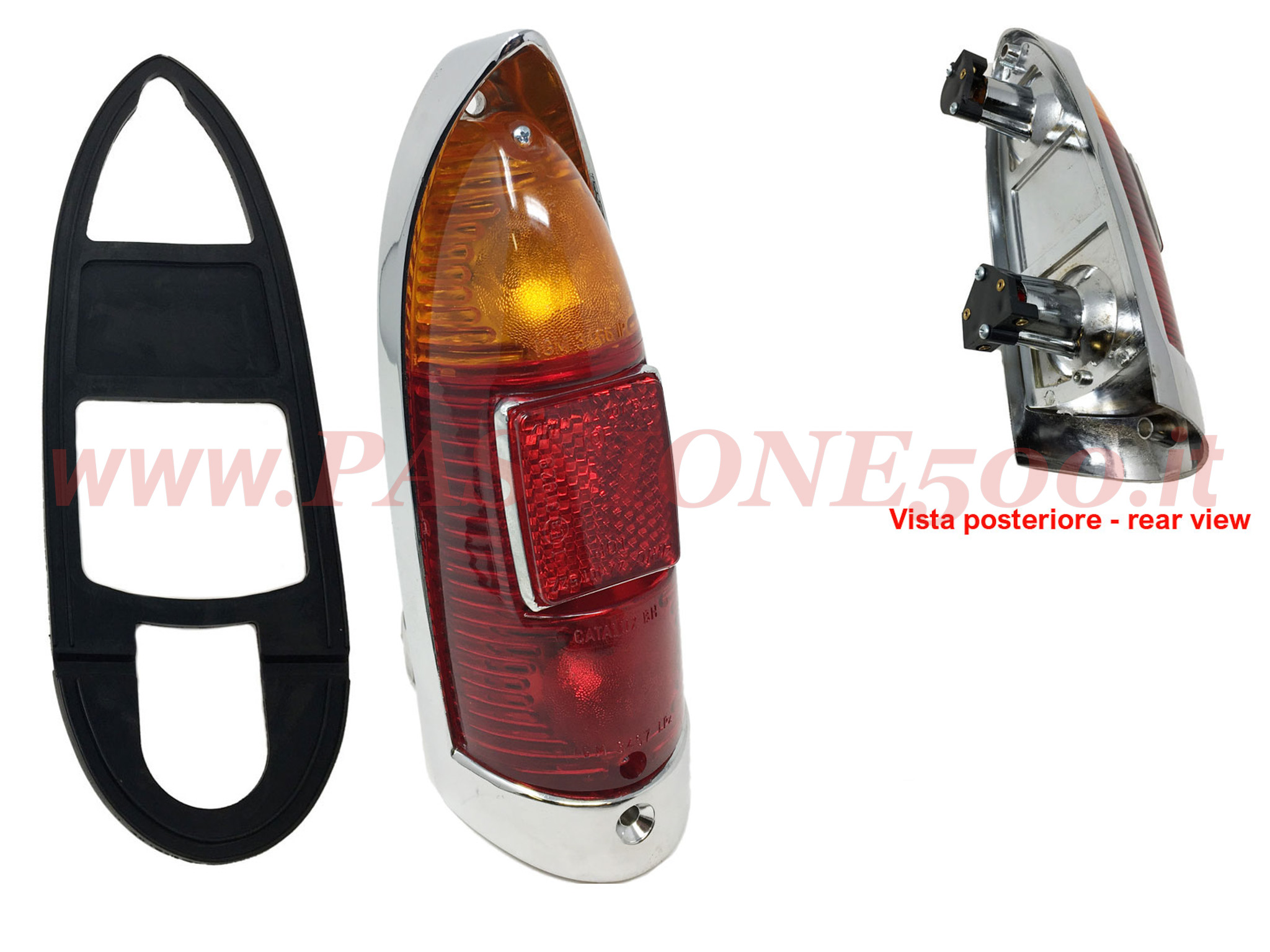 fanale posteriore metallo autobianchi bianchina